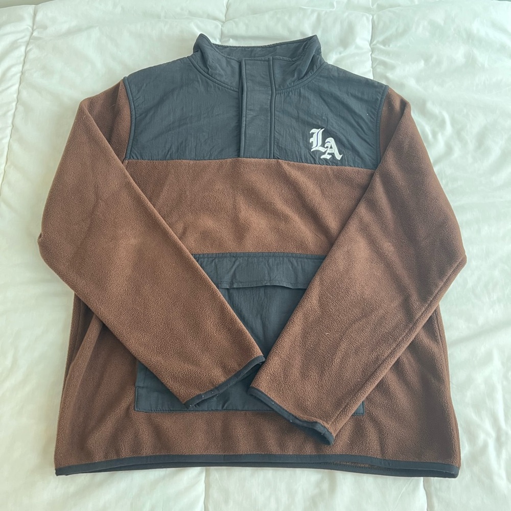 WXYZ Brown Fleece “LA” Jacket